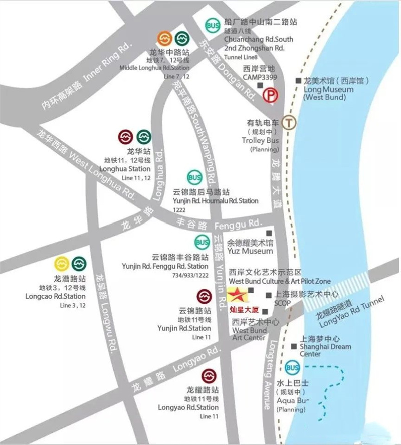 灿星大厦交通图